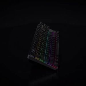 BAJEAL K200 Wired Mechanical Keyboard 87 Keys Portable with Colorful LED Backlighting for Laptops And Desktops - Blue Switches
