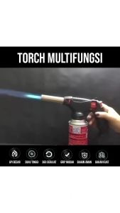 Flame Gun Multifungsi Kepala Gas Blowtorch Portable Las Soldering Welding Bakar BBQ ANTI BOCOR EXTRA TABUNG GAS