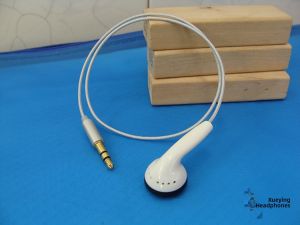 Single Side Nylon Braided Cable Earphone Earplug Style with Bluetooth Line Control Tensile Resistant Music Wired Headset