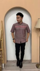 Baju Koko Pria Lengan Pendek Terlaris Alkhalis