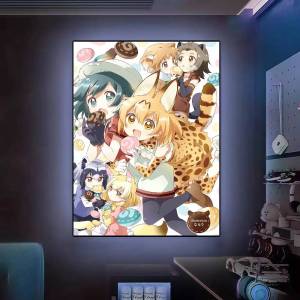 MOETCH | Anime K-Kemono Friends HD Poster Poster Painting Wall Art Mural For Living Room Home Decor And Gifts