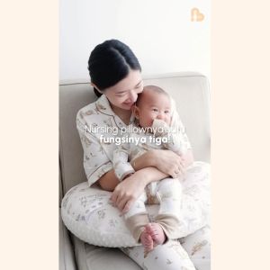 Bantal Menyusui - Nursing Pillow Printed Fabric - Baby Loop