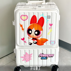 Miếng Dán Hành Lý Hình Nữ Cảnh Sát Bay Dễ Thương Sáng Tạo Miếng Dán Trang Trí Hành Lý Du Lịch Chống Thấm Nước Miếng Dán Chống Thất Lạc