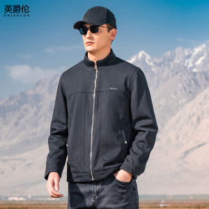 Enjeolon | Light Mature Style Texture Feel Stand Collar Jacket Commuter Casual