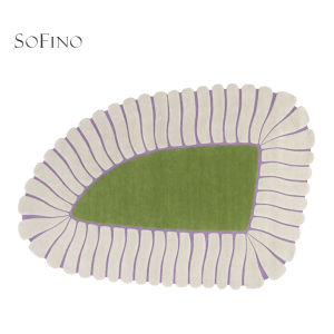 SoFINO | Irregular Custom Green Carpet