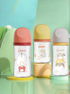 Pigeon | Wide Mouth Glass Newborn Bottle Anti-colic 3rd Generation