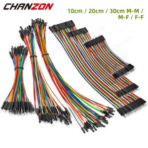 Bộ Dây Nhảy Cáp Dupont 40-120 Chiếc 10cm/20cm/30cm 24AWG Đồng Đầu Nối Nam/nữ Bộ Kết Nối Cho Bảng Mạch DIY Tạo Mẫu