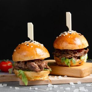 200Pcs Disposable Bamboo Stick BBQ For Outdoor Camping Picnic Tools Sandwich Campfire Vegetable Kitchen Party