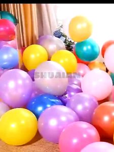 Balon Latex Shuaian 5" doff mini 1 pack isi 200 pcs balon dekorasi