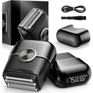 Sweker Dao Cạo Điện Cho Nam 4 Lưỡi Dao Nổi Đầu Chống Thấm Nước Ướt/Râu Khô Tông Đơ Cắt Mini Di Động Giấy Cạo Râu Có Pin Sạc