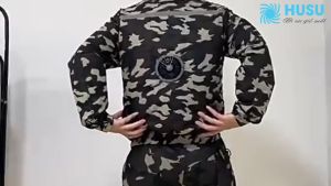 Áo điều hòa áo gắn quạt (3 quạt) loại A+ cao cấp làm mát chuyên dụng cho người đi làm - HUSU