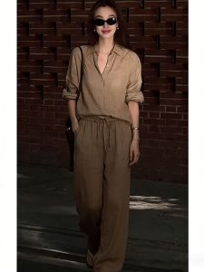LIANGYILAILIN | Bộ Đồ Cotton-Linen Nhẹ Nhàng Thoáng Mát