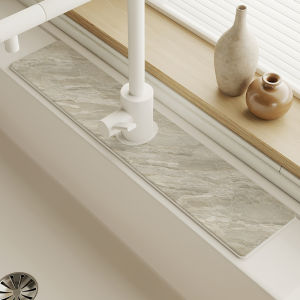 XIZUO | Marble Pattern Hard Diatomaceous Earth Water Absorption Pad