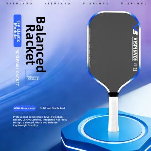 Vispinvo | Professional Grade Balanced Pickleball Paddle Honeycomb Core Stability Lightweight