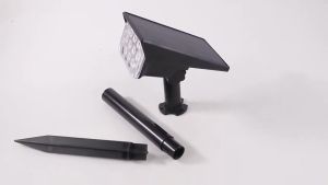 Lampu Taman Hias Tancap Tenaga Solar Power Waterproof 10 LED 2835 TaffLED - TS-G2202 / Lampu taman hias sorot tenaga surya anti air