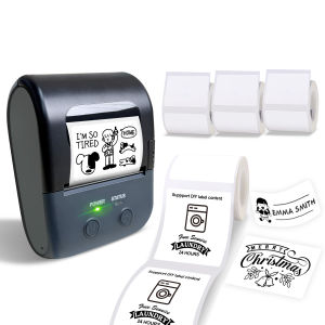 Mini Portable Thermal Printer Self-Adhesive Sticker Label Maker Pocket Printer Labeling Machine Bluetooth similar B1