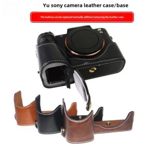 กระเป๋าใส่กล้อง Sony A7C2 A7R4 A7M4 A7M2 a7R3 A6400 A6700 A6100 A6300 A6000 A5100 ครึ่งชุด ฐาน ปกป้อง เข็มขัด กระเป๋าถือ