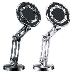 Magnetic Car Phone Holder 360 Rotation Car Instrument Desk Support Universal Magnetic Smartphones Mount for All Phones