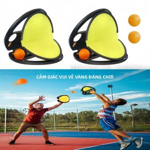 Bộ Vợt Chơi Bóng Ném Bắt Dành Cho Người Lớn & Trẻ Em Giúp Rèn Luyện Khả Năng Cầm Nắm Hoạt Động Ngoài Trời Bãi Biển Sân Vườn Hoạt Động Gia Đình Và Vui Chơi Thể Thao Tại Bể Bơi
