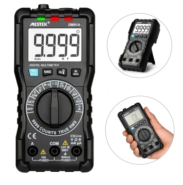 Mestek Professional DM91A Digital Multimeter Probe Tester for Precise ...