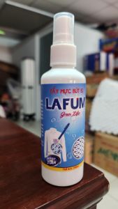 Tẩy Mực Bút Bi Lafum Dạng Xịt Chai 100ml Nhỏ Gọn Tiện Lợi tẩy sạch vết mực không làm bay màu và hư  hại chất liệu vải.