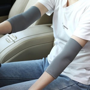 Summer Ice thin Elbow Guard Arm Warm Sleeve Men and Women Cover Scar Tattoo   Running Fitness Elastic Hand Guard Arm Cuff  Elbow Protector