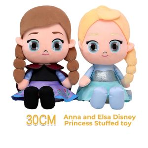 30 CM Frozen Princess Anna And Elsa Doll Toy Plush Doll Stuffing Elsa And Anna Doll Gift For Girls