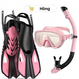 Bộ Dụng Cụ Lặn Có Ống Thở XIAOTREE Dành Cho Người Lớn Với Vây Lặn Có Thể Điều Chỉnh Và Mặt Nạ Tầm Nhìn Toàn Cảnh - Dụng Cụ Lặn Với Ống Thở Khô Và Công Nghệ Chống Mờ.