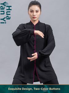 Customized Performance Competition Tai Chi Suit for Middle-aged and Elderly Medium-length