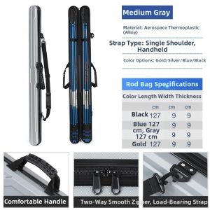 Jiaxun | Hard Shell Lightweight Waterproof Multi-functional Fishing Rod Bag
