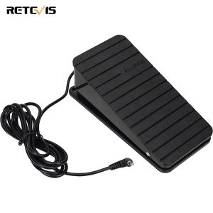 Ailunce FS01 Foot Switch PTT with 3.5/6.3mm Plug  Used with Ailunce SM01 Desktop Microphone(for Ailunce HD1 Retevis RT3S RT95 RT73)