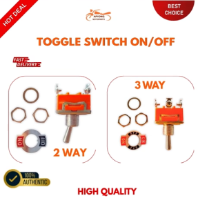 MOTORCYCLE TOGGLE SWITCH ON/OFF 2 WAY AND 3 WAY (1 SET) HIGH QUALITY