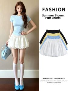 YAYANGREN | Petite High Waisted A-Line Flared Mini Skirt