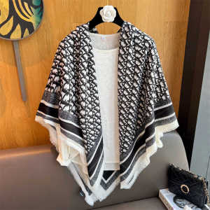 Khăn Choàng Lụa D-Letter Vải Lanh Mỏng Mùa Hè Mới Cho Nữ Khăn Choàng Quanh Vai Làm Mát Văn Phòng Khăn Choàng Đa Năng Phong Cách Hàn Quốc