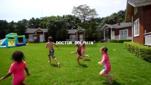 Inflatable Castle Outdoor Slide Amusement Park Swimming Pool Childrens Trampoline Water Gun Shooting Pool PVC