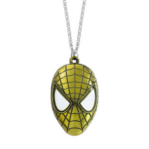 Marvel | Spider-Man mask pendant necklace trendy in the US and Europe Spider-Man mask necklace