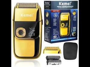 Kemei | Kemei 2028 Barber Professional Beard Hair Shaver For Men Electric Shaver Rechargeable Electric Razor Balds Head Shaving Machine