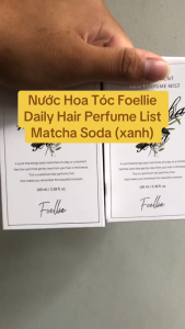 Nước Hoa Tóc Foellie Daily Hair Perfume List - Cung cấp dưỡng chất giúp tóc mềm mượt khử mùi cấp ẩm