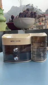 05.Hộp Đựng Mỹ Phẩm Đa Năng Kệ Để Đồ Trang Điểm Nhiều Ngăn Nhiều Tầng Chống Nước Chống bụi (CHẤT LIỆU HIP + PS)