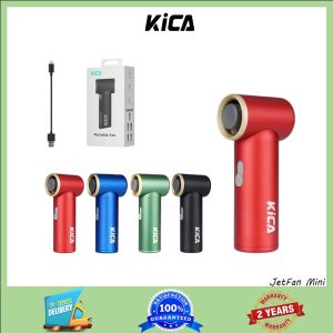 KICA JetFan Mini Blade Free Violent Turbine High-Speed Energy-Saving Fan with Ultra Long Range Outdoor Desktop Electric Fan Cooling Device 2024 New Model