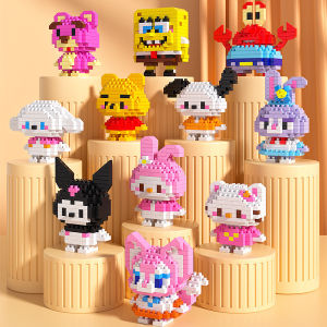 Cartoons Building blocks Bricks Gift Ideas Sanrio Disney Pikachu Toys Birthday Christmas Gifts Children Toy