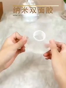 At.Outlet สินค้ากาวสองหน้า ติดแน่นเหนียวหนึบ เทปกาวนาโนสีใส 2 หน้า ยาว 3 เมตร