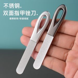 Bàn Chải Đánh Bóng Móng Tay Bằng Thép Không Gỉ Hai Mặt Mờ Dùng Để Làm Đẹp Móng Tay Và Chăm Sóc Móng Tay Từ Trung Quốc