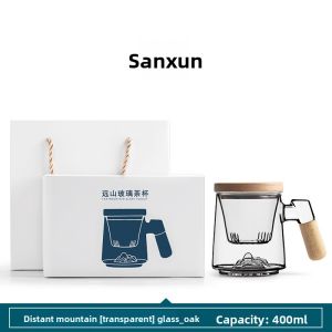 SANXUN | Tea Infuser Cup with Lid Large Capacity