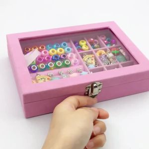 Bộ Dụng Cụ Làm Đồ Trang Sức Vòng Tay Tự Làm Với Charm Hạt Mặt Dây Chuyền Dây Chuyền Kiểu Dây Rắn - Hộp Quà Tặng Kèm Theo Dành Cho Người Yêu Thích Thời Trang Chất Liệu Hợp Kim Kẽm