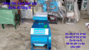Máy Lọc Sạn Gạo Công Suất 400kg/h Chạy Điện Gia Đình