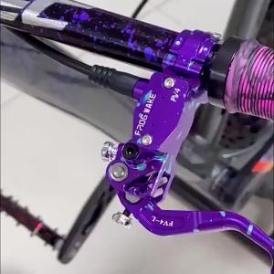 Bộ Phanh Đĩa Thủy Lực Xe Đạp Leo Núi Frog Wake FV4-L Đĩa 180mm Càng Phanh Nhôm 4 Piston Cần Gạt Tay Dùng Cho Xe Đạp.