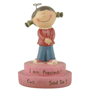 Creative Handmade American Style Resin Decoration Gift for Boys Girls Full of Confidence Level up Desktop Ornaments