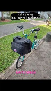 Rakki Sports Big Tour Roll Bag for Brompton 3sixty Pikes Dahon Tern Bifold Trifold Front Carrier Block Bag