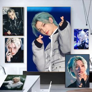 Felix Stray Kids Kpop Poster Paper Print Home Living Room Bedroom Entrance Bar Cafe Art Canvas Painting Decoration